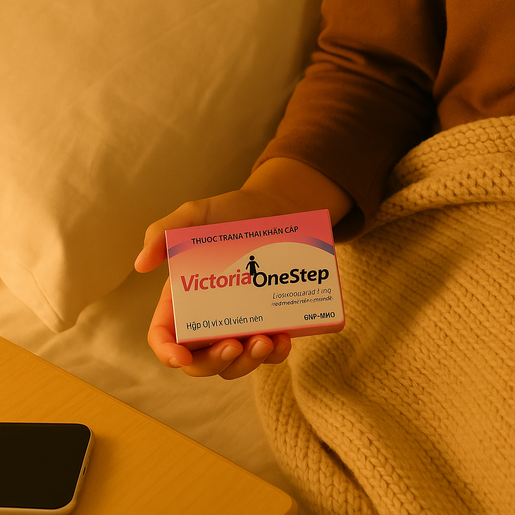 Victoria One Step Plan B pill for pregnancy prevention after unprotected sex