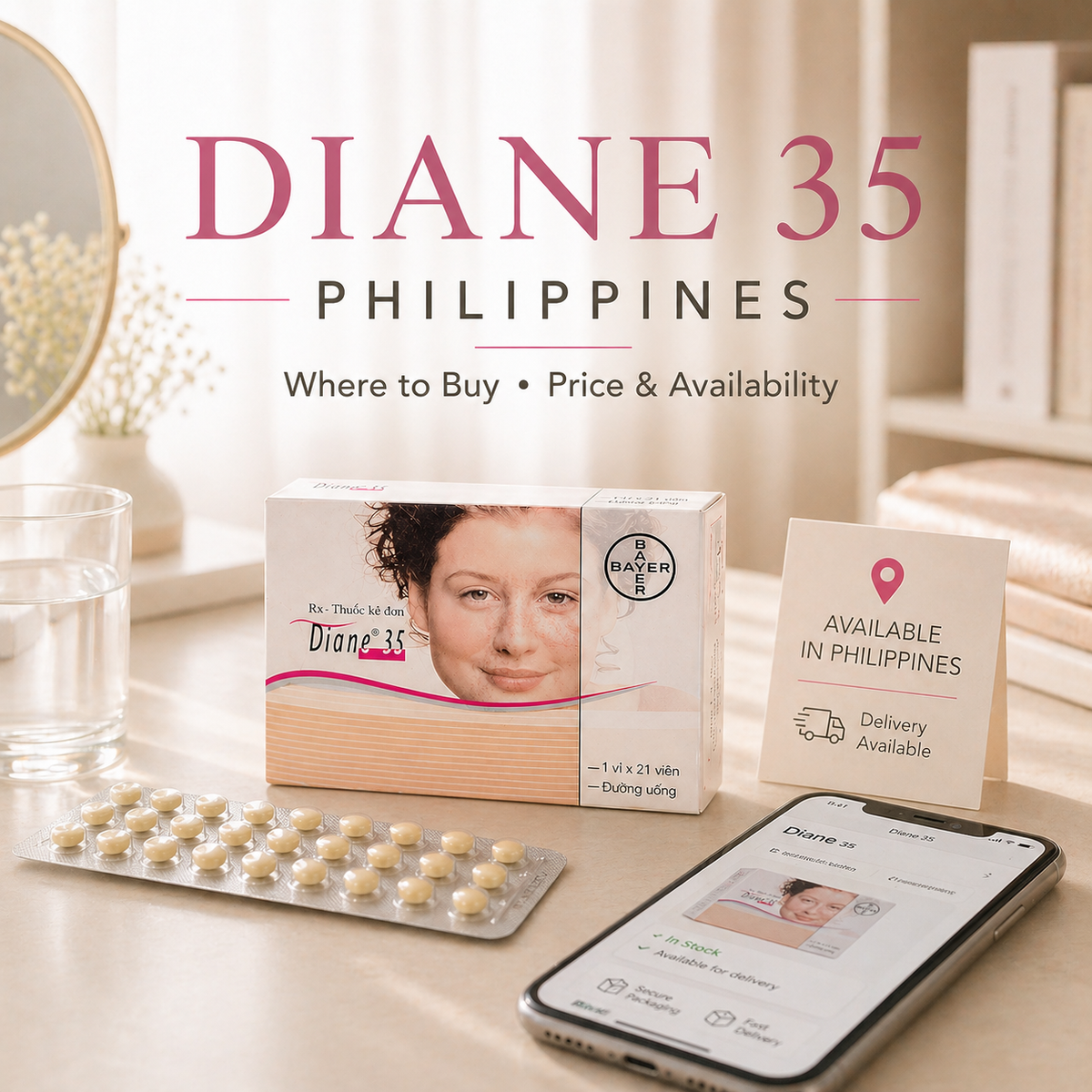 Where to buy Diane 35 Philippines price and availability contraceptive guide
