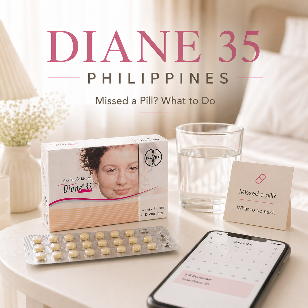 Missed Diane 35 pill what to do Philippines contraceptive guide