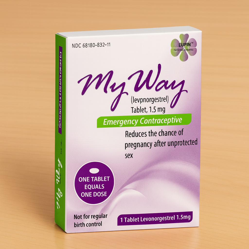 My Way® – USA Brand Morning After Pill (Levonorgestrel 1.5mg) | Plan B Emergency Contraceptive Philippines
